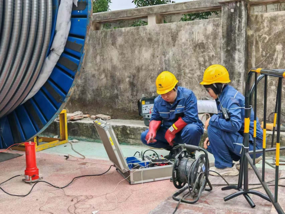 太阳集团tyc4633参研，国内首条110千伏国产导电炭黑屏蔽料电缆投运